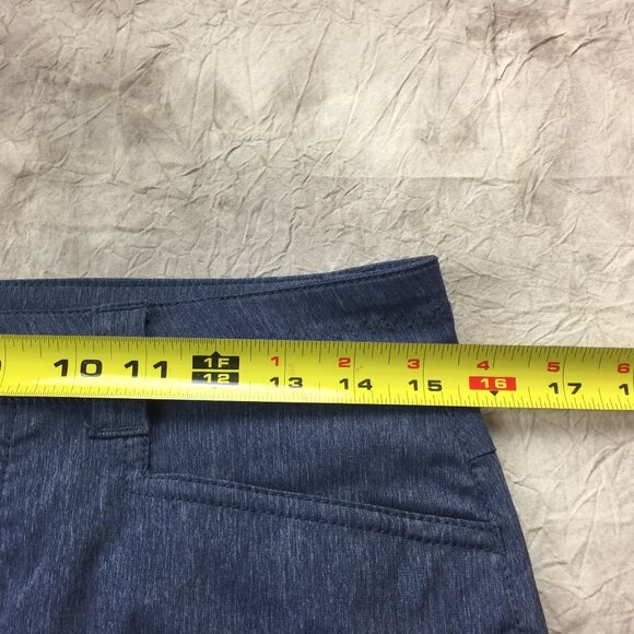 Eddie Bauer Blue Nylon Blend Microfiber Stretch Capri Cargo Pants Utility 4 - Picture 5 of 12